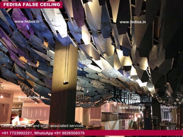 Forsling Design For Office Without False Ceiling Pop Design White Coffee Shop Design