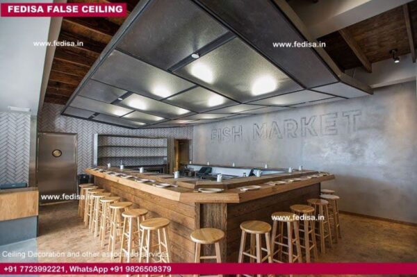 Cafe Ceiling Design Hall Pop Design Latest 2021 Coffee Cafe Wall Design