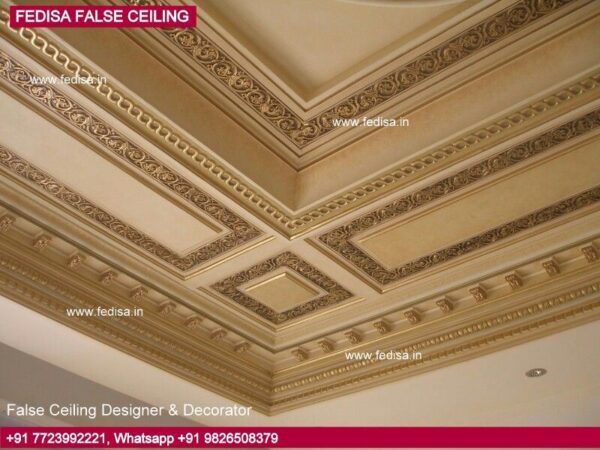 Simple And Elegant False Ceiling Design Pooja Room Pop Design Ceiling Cement Design