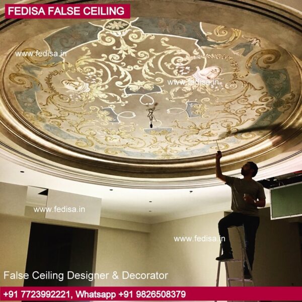 Simple False Ceiling Design For Office Round Ceiling Design