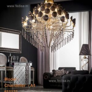 Flush Mount Chandelier Black Chandelier Glass Chandelier