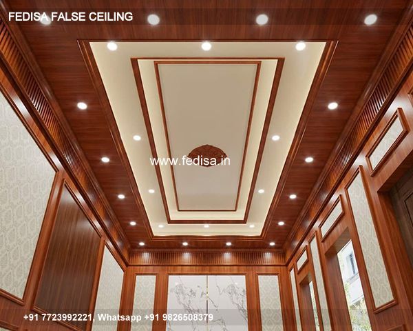 Wooden Ceiling Design Wooden Gypsum False Ceiling Pop Design Simple
