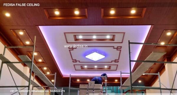 Wooden False Ceiling Wooden Gypsum False Ceiling Bedroom Ceiling Design 2021