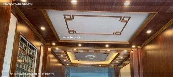 Wooden Pop Design Wooden False Ceiling Cost Forsling Design Room