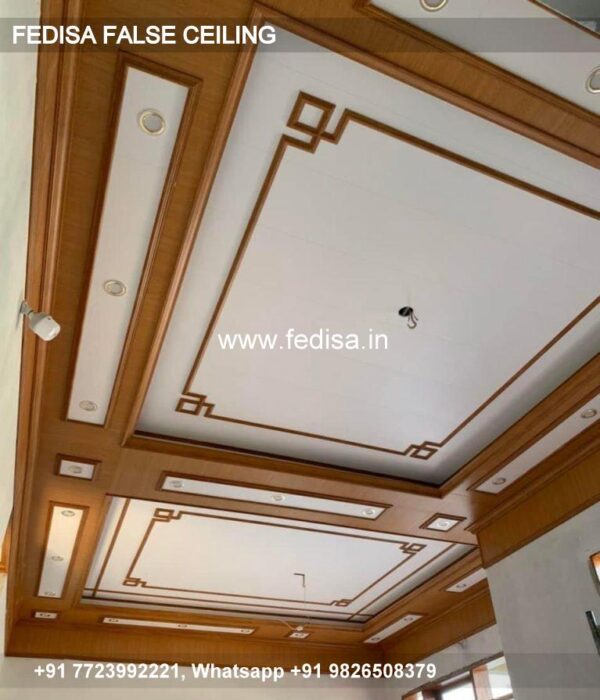 Wooden False Ceiling Wooden Planks False Ceiling Balcony Pop Design