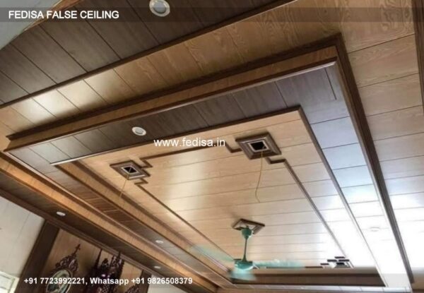 Wooden Pop Design Designer Wooden Ceiling Fans Plus Minus Pop Design For Kitchen