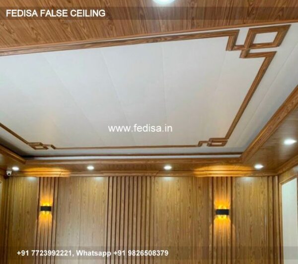 Wooden Pop Design Wooden Planks False Ceiling Modern Ceiling Design For Bedroom