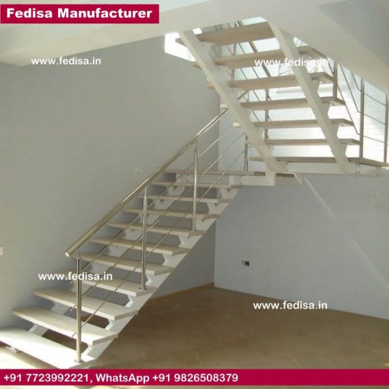 Metal Stair Fabrication Checker Plate Stairs Steel Cable Stair Railing Steel Frame Staircase