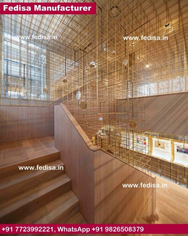 Perforated Metal Stairs Ss Railing Staircase Steel Railing With Glass For Stairs Steel Wood Stairs