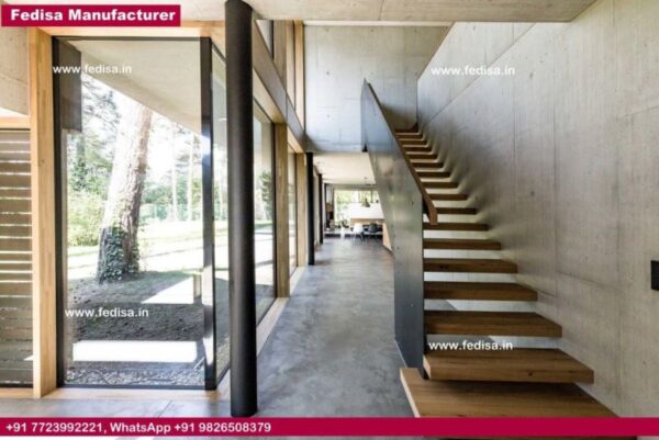 Ss Staircase Wooden Ladder Stairs Wooden Stairs With Metal Railing Duplex Wooden Stair