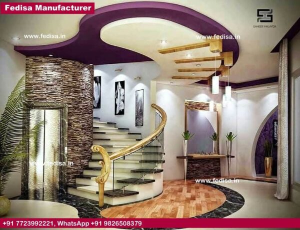 Steel Frame Staircase Black Wood Banister Simple Wood Stair Railings Circular Staircase