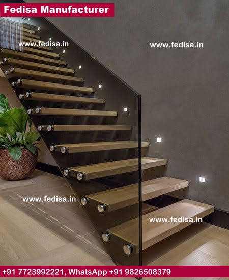 Stainless Steel And Glass Staircase Curved Glass Stair Railing Grey Glass Staircase Staircase Wood And Glass