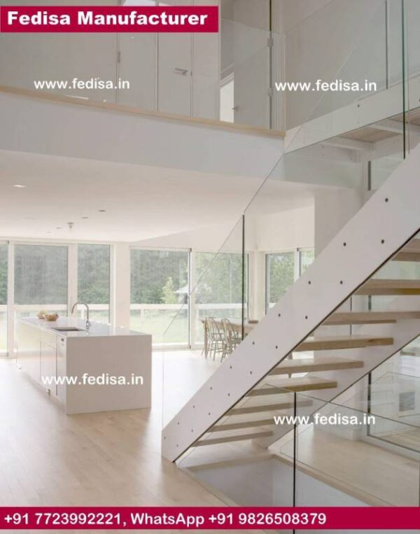 Stainless Steel And Glass Staircase Steep Wooden Stairs Curved Wood Stair Railing Wood Metal Stair Railings
