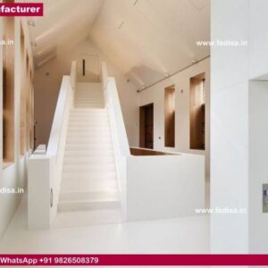 Steel Plate Stair, Round Staircase Railing | Living room stairs