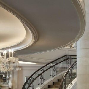 Steel Plate Stair, Rustic Wrought Iron Stair Railings | Living room stairs