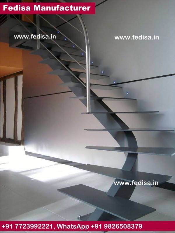 Cable Railing For Interior Stairs, Horizontal Rod Iron Stair Railing | Living room stairs