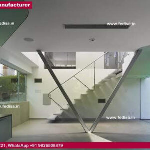 Cable Railing For Interior Stairs, Metal Stair Bannister | Living room stairs