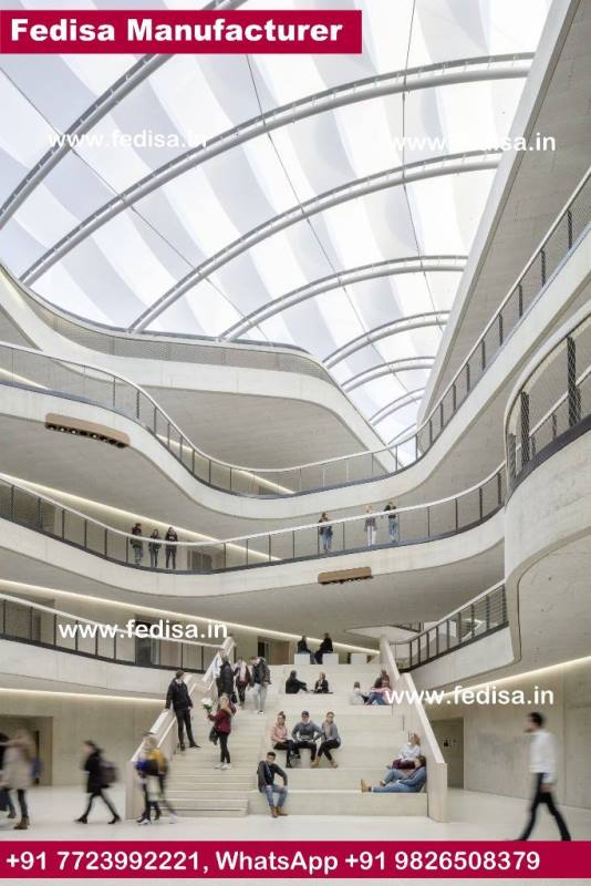 Curved Steel Staircase, Wrought Iron Pickets For Stairs | Living room stairs