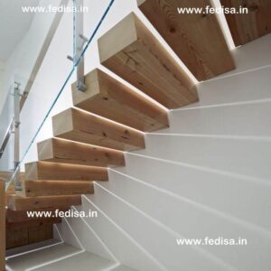 Stainless Steel Spiral Railing, staircase tiles design | Living room stairs