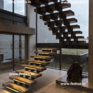 Steel And Timber Stairs, staircase yellow lupine care | Living room stairs