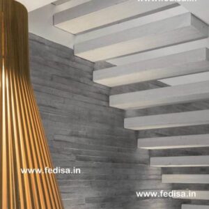 Curved Steel Staircase, staircase zig zag | Living room stairs