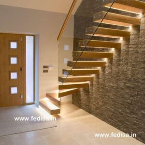 Circular Metal Staircase, Stainless Steel Staircase | Living room stairs