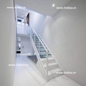 Metal Outdoor Handrails For Stairs, Metal Floating Stairs | Living room stairs