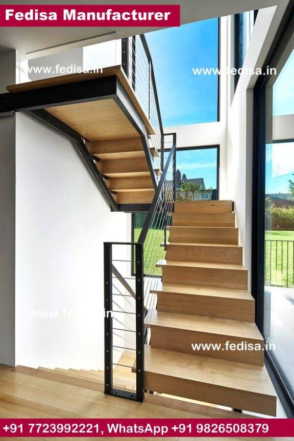 Stainless Steel Staircase Railing With Glass, Grating Stair | Living room stairs