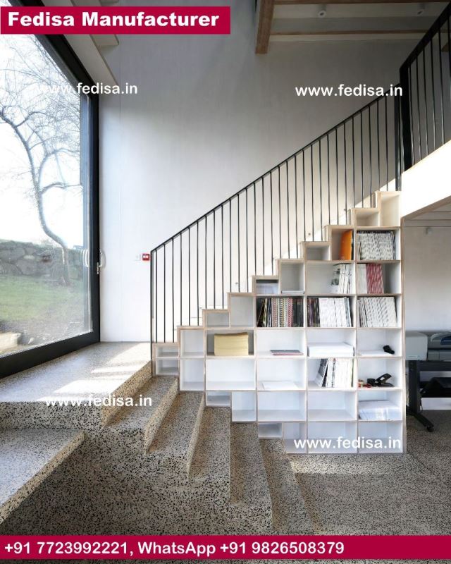 Folded Metal Staircase, Steel Folding Stairs | Living room stairs