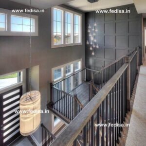 Stainless Steel Staircase Railing With Glass, Modern Stainless Steel Staircase Railing | Living room stairs