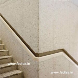 Folded Metal Staircase, Glass Stair Panels | Living room stairs