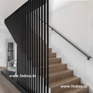 Square Pipe Staircase, Glass Staircase Company | Living room stairs
