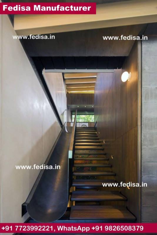 Steel Railing On Stairs, Ss Stair Railing With Glass | Living room stairs