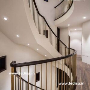 Stainless Spiral Stairs, Wooden Porch Stairs | Living room stairs