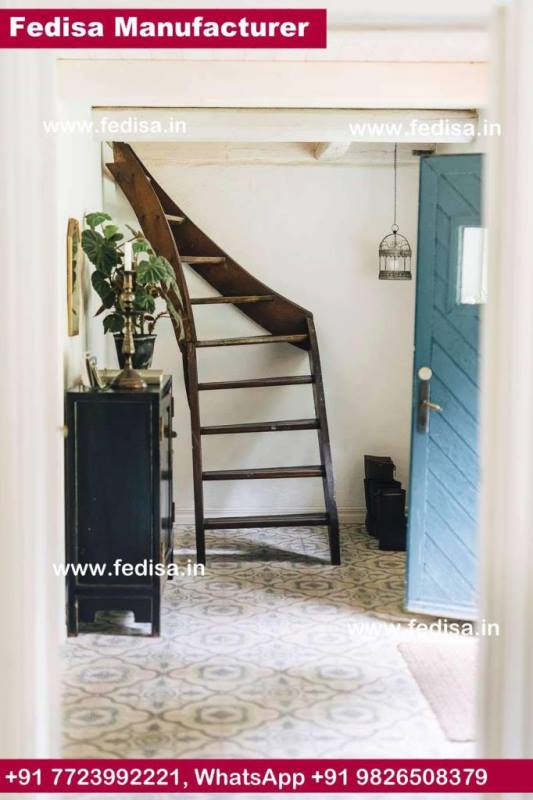 Stainless Steel Staircase Railing With Glass, Temporary Wood Stairs | Living room stairs