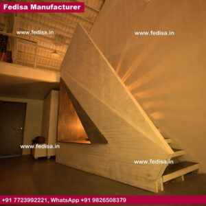 Steel Railing On Stairs, Concrete And Wood Stairs | Living room stairs