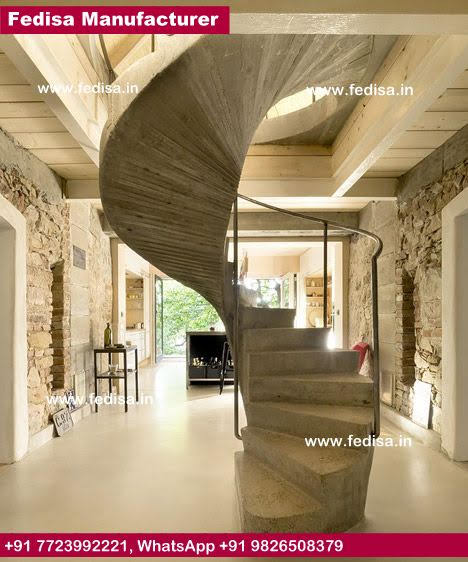 Steel Stair Railing Cost, Wooden Round Staircase | Living room stairs