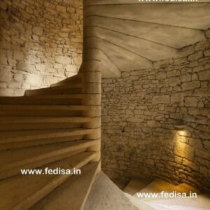 Modern Cable Stair Railing, Wooden Stair Rails And Banisters | Living room stairs