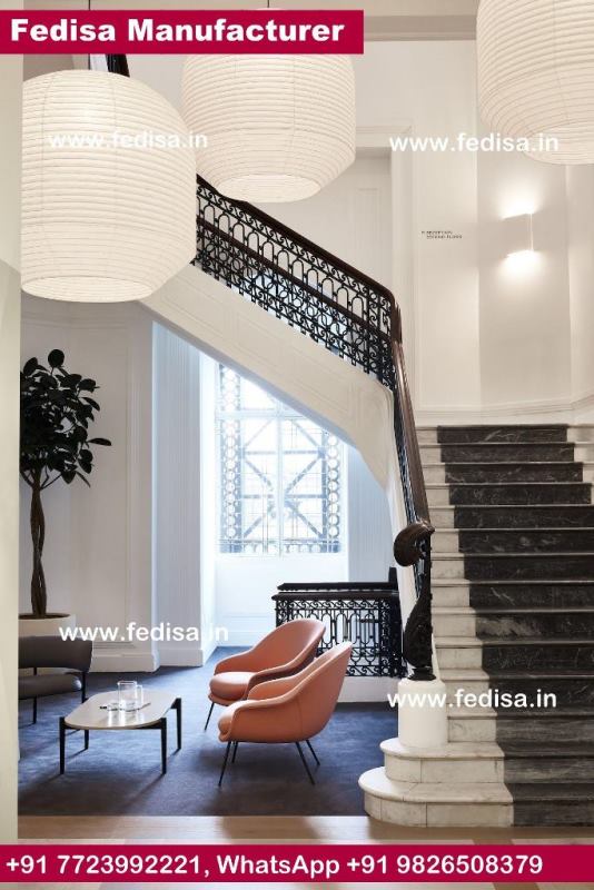 Stainless Spiral Stairs, Natural Wood Stair Railings | Living room stairs