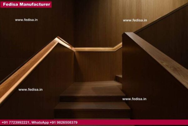 Stair Railing Wood And Steel, Wood Stair Manufacturers Near Me | Living room stairs