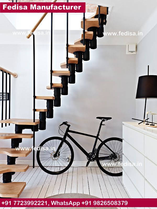 Metal Outdoor Handrails For Stairs, External Spiral Staircase | Living room stairs