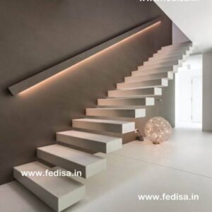 Stair Railing Wood And Steel, Rectangular Spiral Staircase | Living room stairs