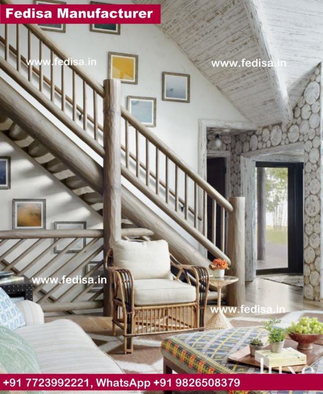 Modern Cable Stair Railing, Round Shape Stairs | Living room stairs