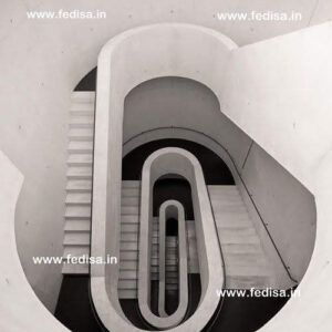 Stainless Spiral Stairs, Round Wood Railing | Living room stairs