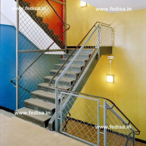 Stainless Steel Staircase Railing With Glass, Rod Iron Spiral Staircase | Living room stairs