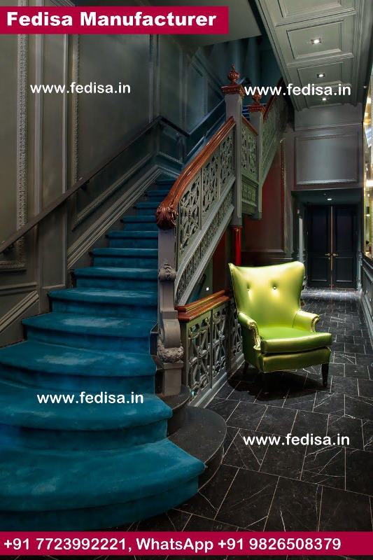 Modern Cable Stair Railing, Wrought Iron Spiral Staircase For Sale | Living room stairs