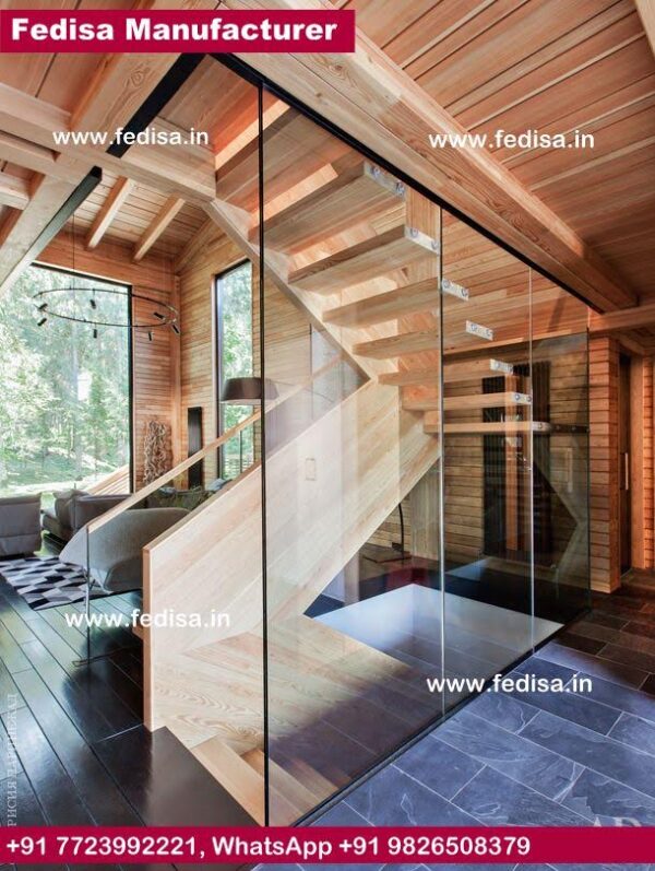 Steel Railing On Stairs, staircase block | Living room stairs