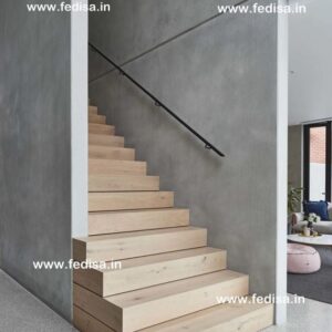 Modern Cable Stair Railing, staircase 2d drawing | Living room stairs