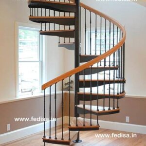 Industrial Staircase Railing, Steel Spine Staircase | Living room stairs