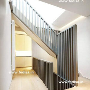 Industrial Staircase Railing, Metal Stair Fabricators Near Me | Living room stairs